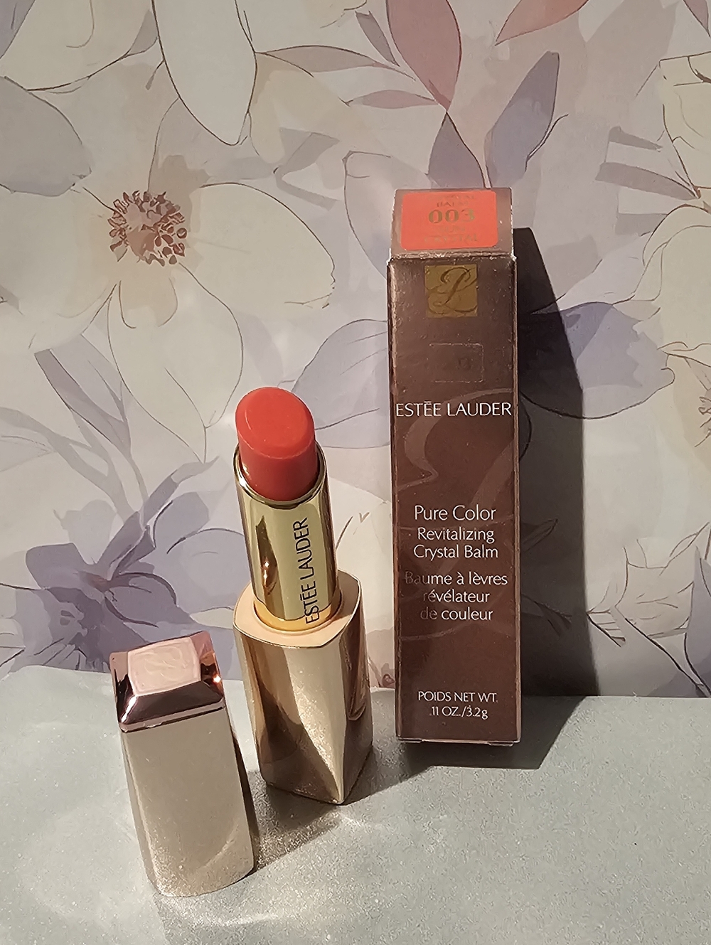 Estee Lauder Pure Color Revitalizing Crystal Balm- 003 SUN CRYSTAL - New in Box